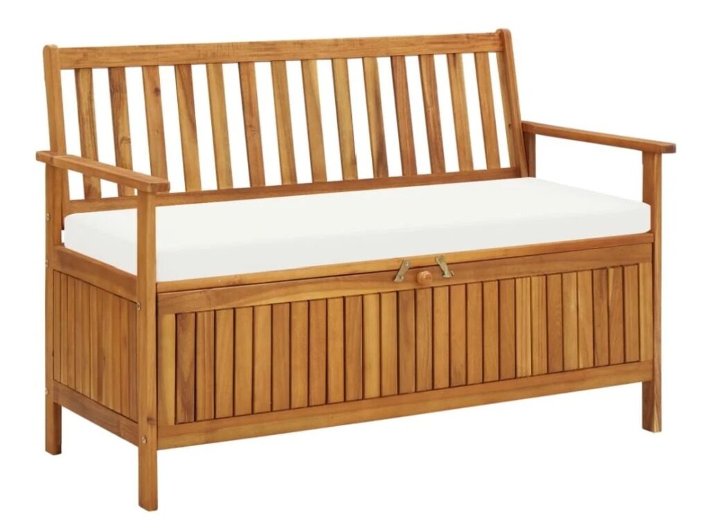 vidaWL strorage bench with cushion