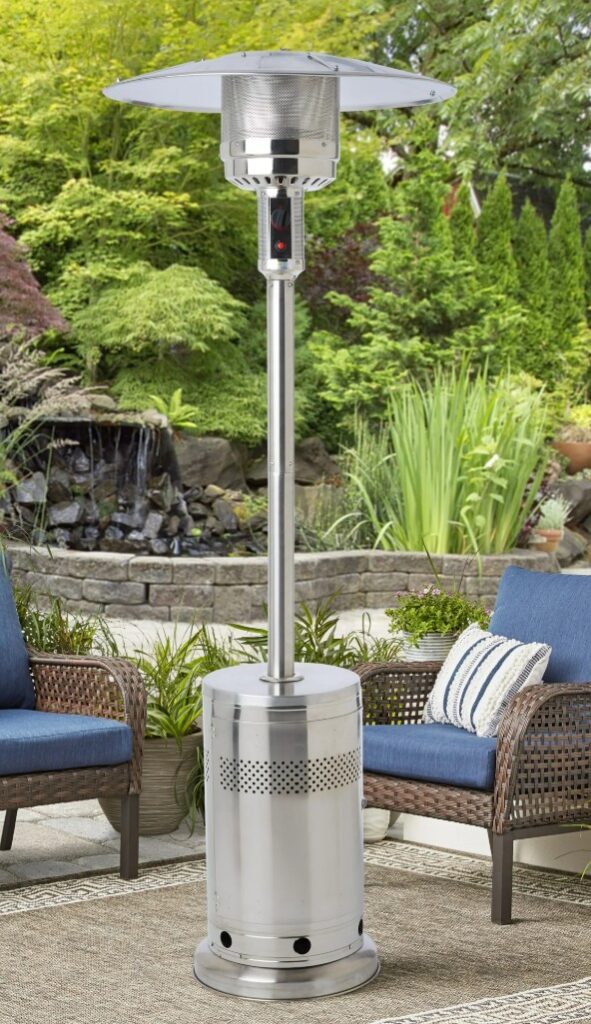 Mainstays 48,000 propane stand up patio heater