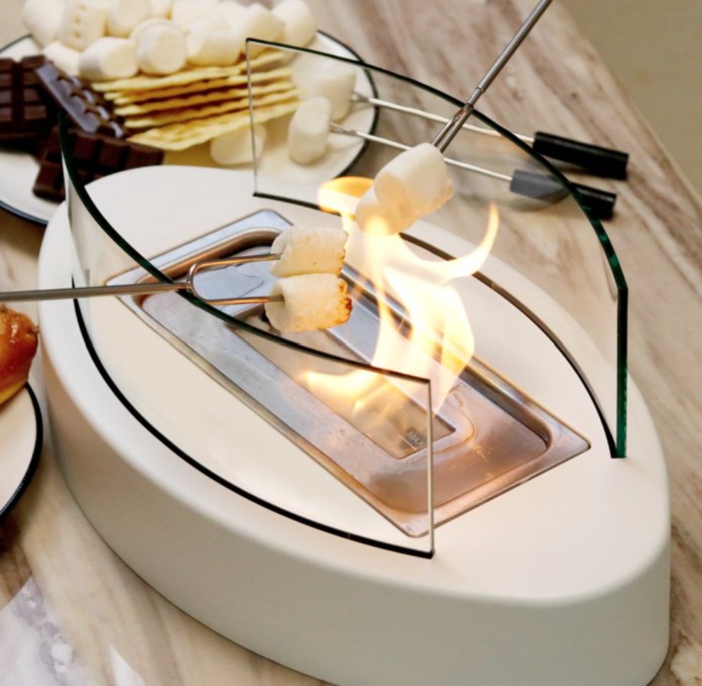 Tabletop Gel-fuel firepit indoor or outdoor